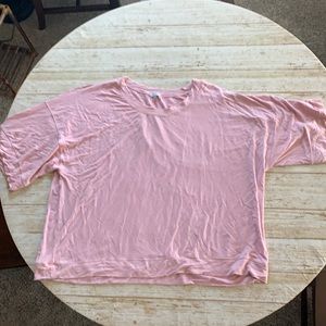 White Birch Pink 3/4 Sleeve Top women’s Plus Size 2X